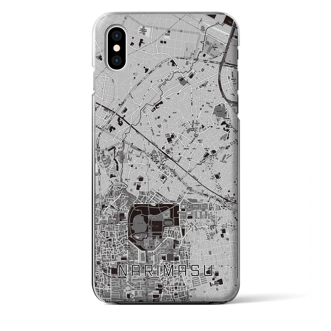 【成増(東京都)】地図柄iPhoneケース(クリアタイプ)