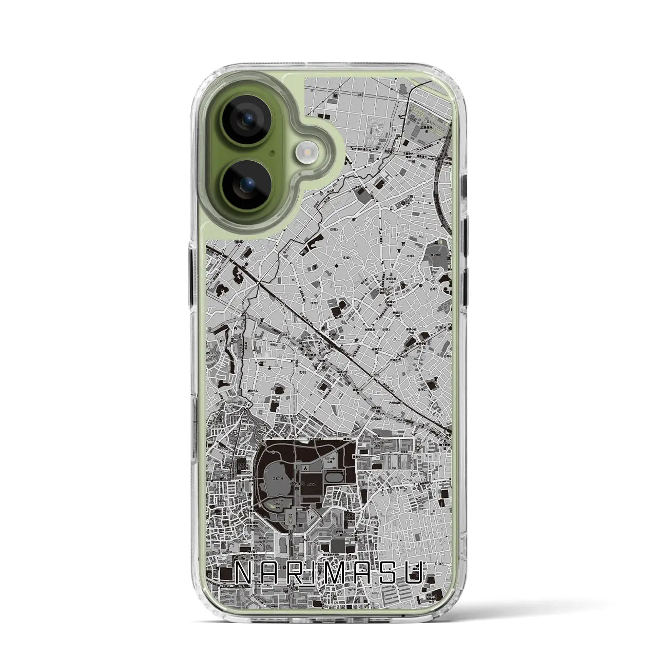 【成増(東京都)】地図柄iPhoneケース(MagSafeタイプ)