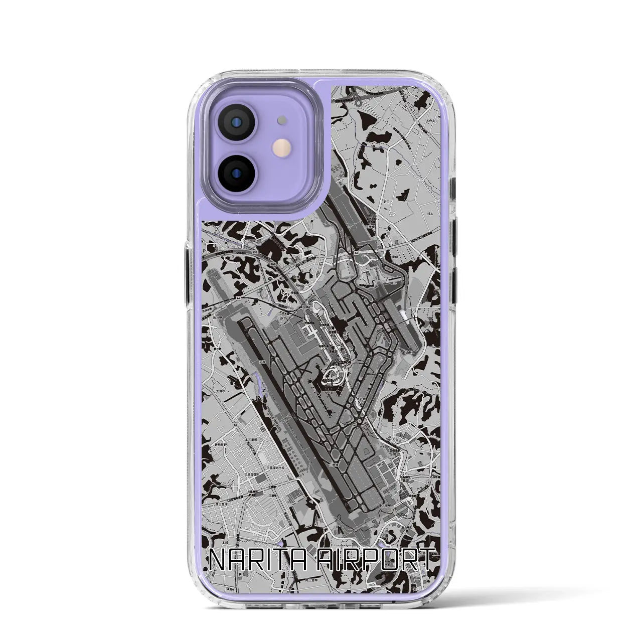 【成田空港(千葉県)】地図柄iPhoneケース(MagSafeタイプ)