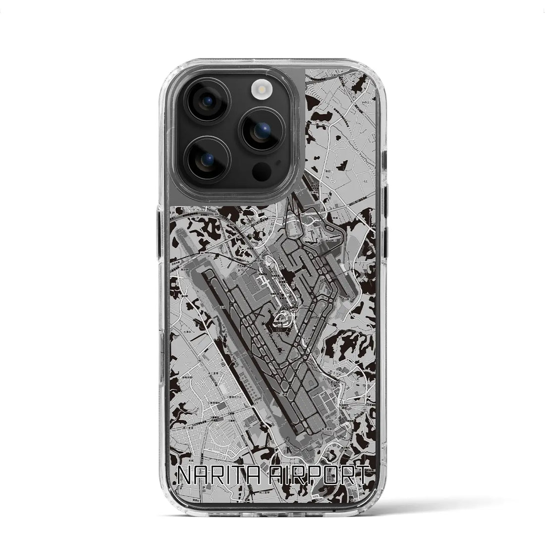 【成田空港(千葉県)】地図柄iPhoneケース(MagSafeタイプ)