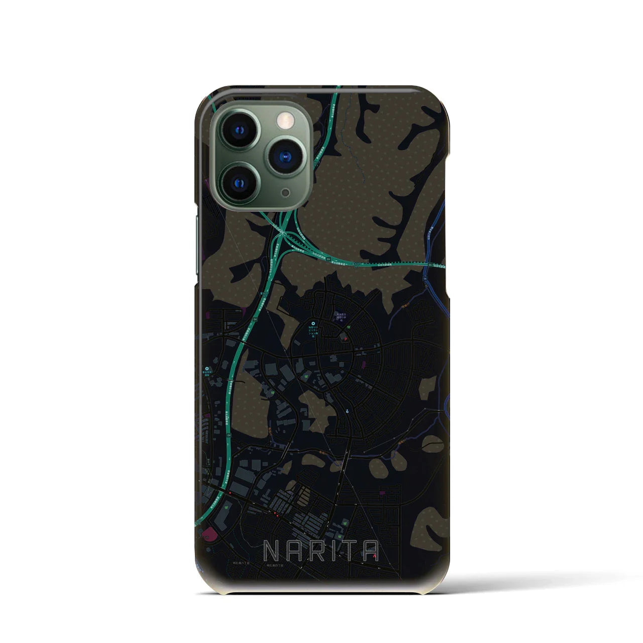【成田(宮城県)】地図柄iPhoneケース(バックカバータイプ)