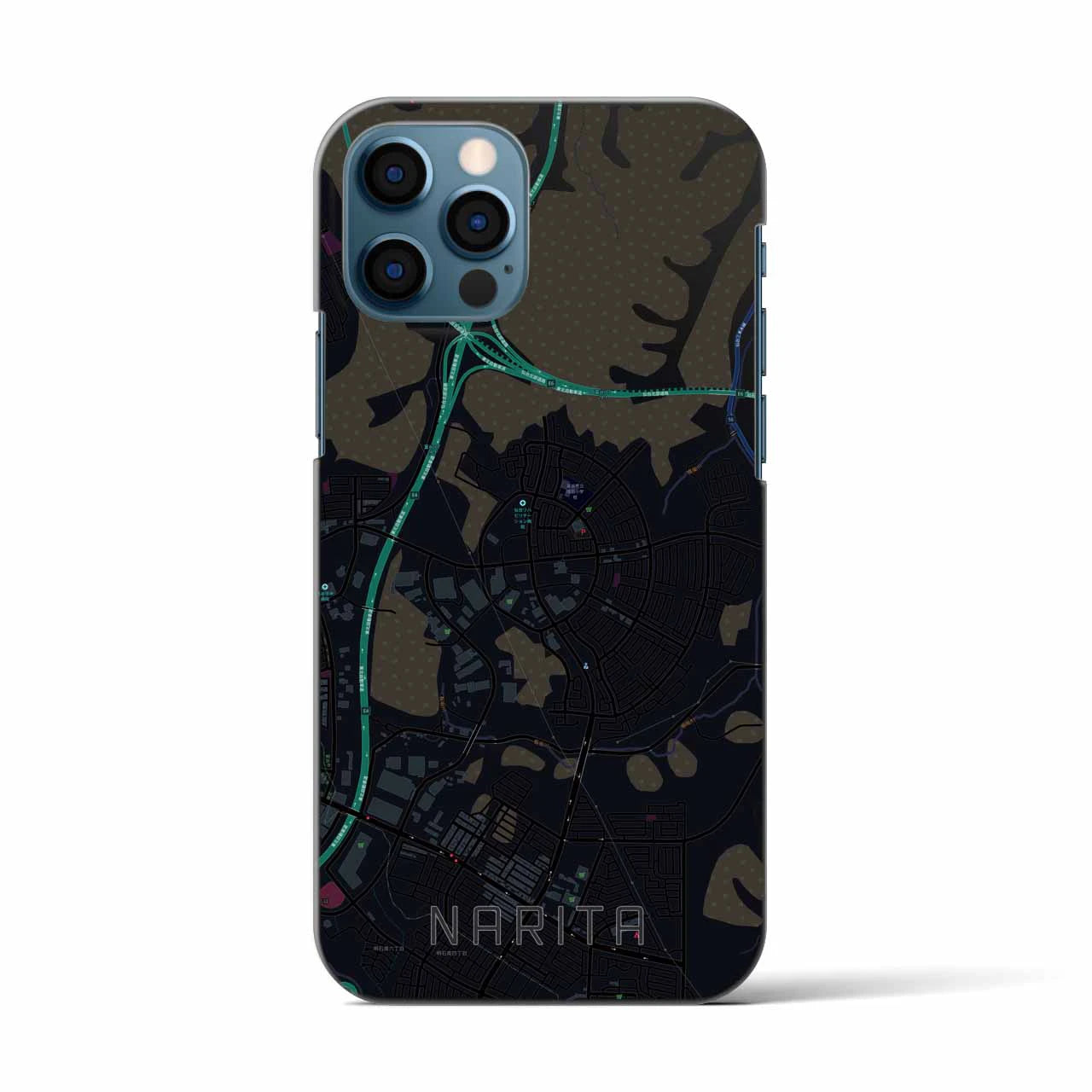 【成田(宮城県)】地図柄iPhoneケース(バックカバータイプ)