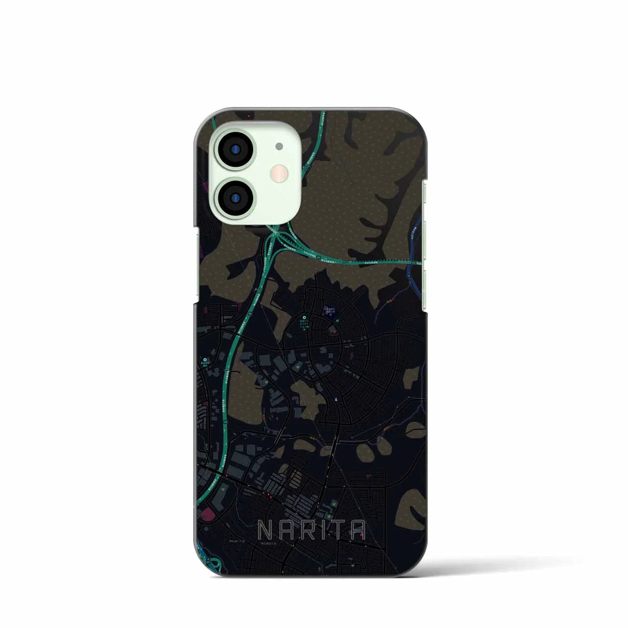 【成田(宮城県)】地図柄iPhoneケース(バックカバータイプ)
