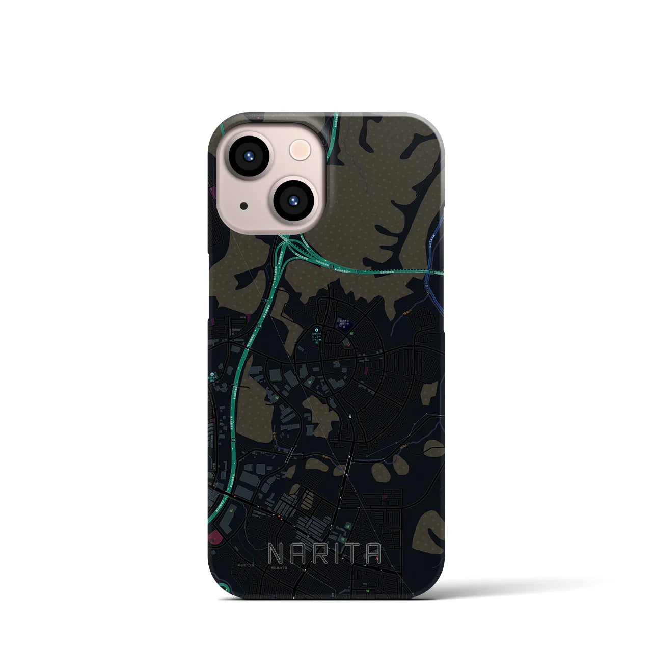 【成田(宮城県)】地図柄iPhoneケース(バックカバータイプ)