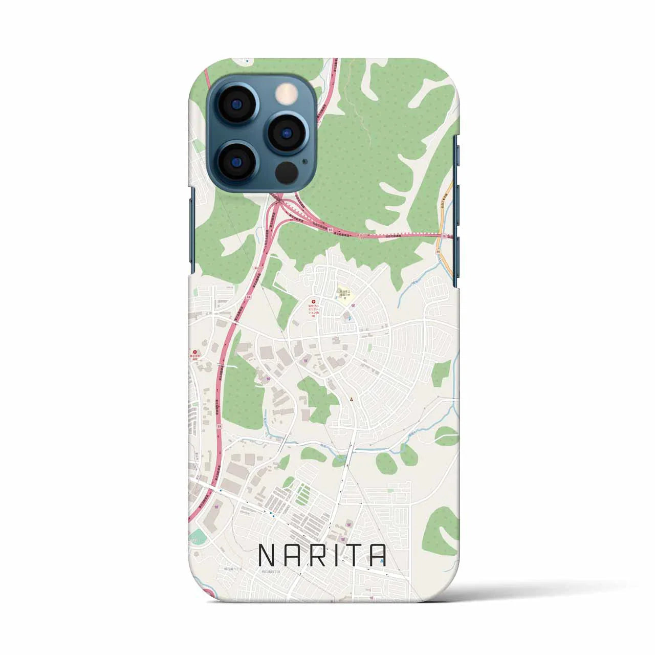 【成田(宮城県)】地図柄iPhoneケース(バックカバータイプ)