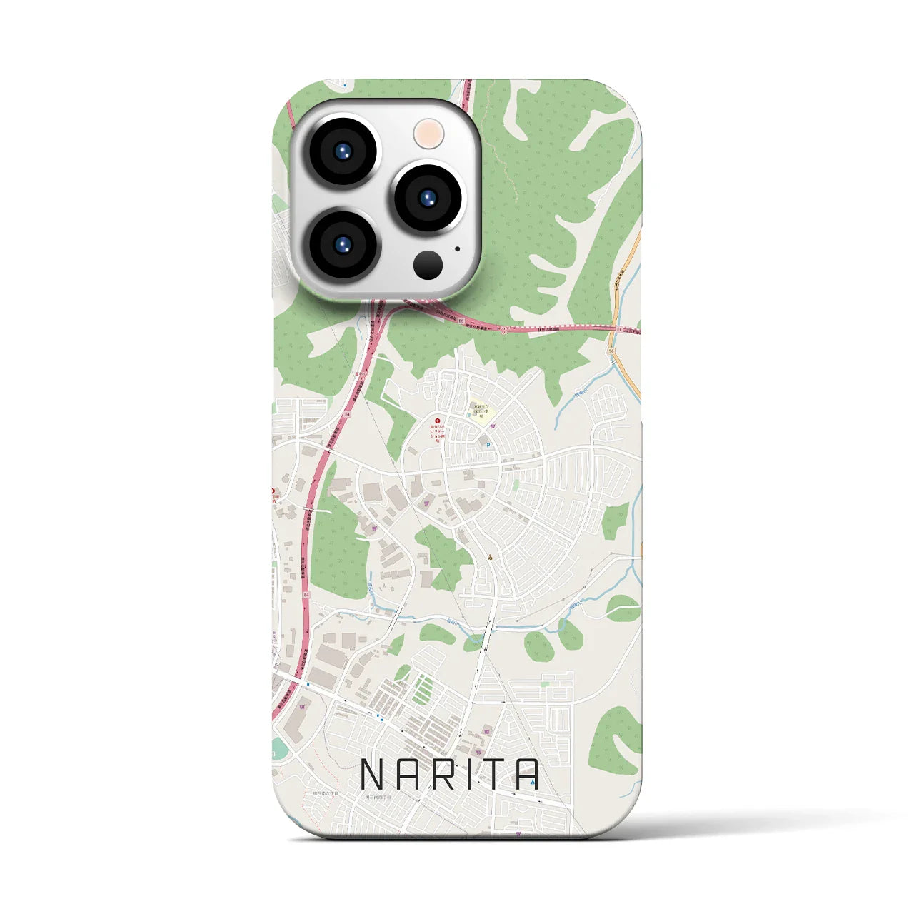 【成田(宮城県)】地図柄iPhoneケース(バックカバータイプ)