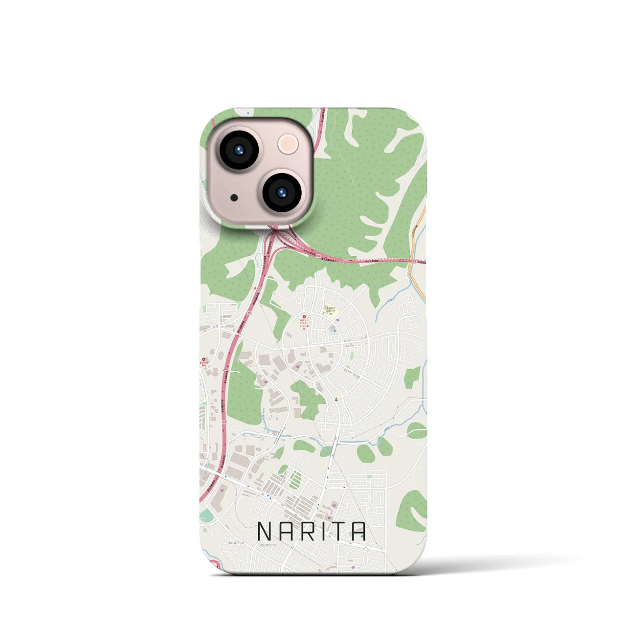 【成田(宮城県)】地図柄iPhoneケース(バックカバータイプ)