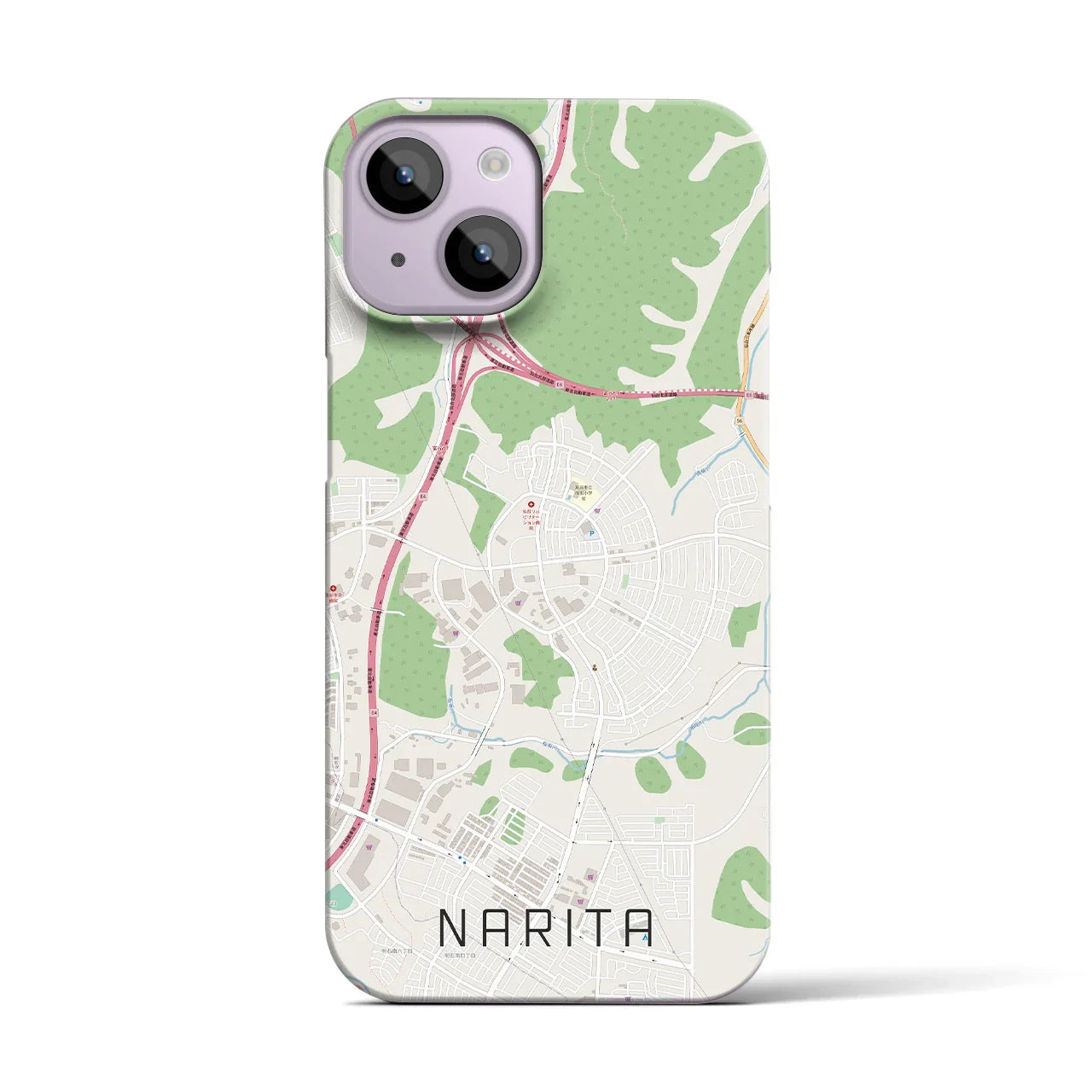 【成田(宮城県)】地図柄iPhoneケース(バックカバータイプ)