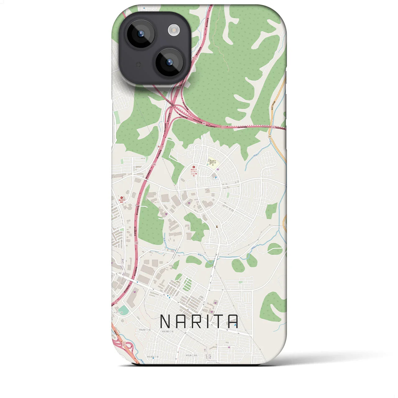 【成田(宮城県)】地図柄iPhoneケース(バックカバータイプ)