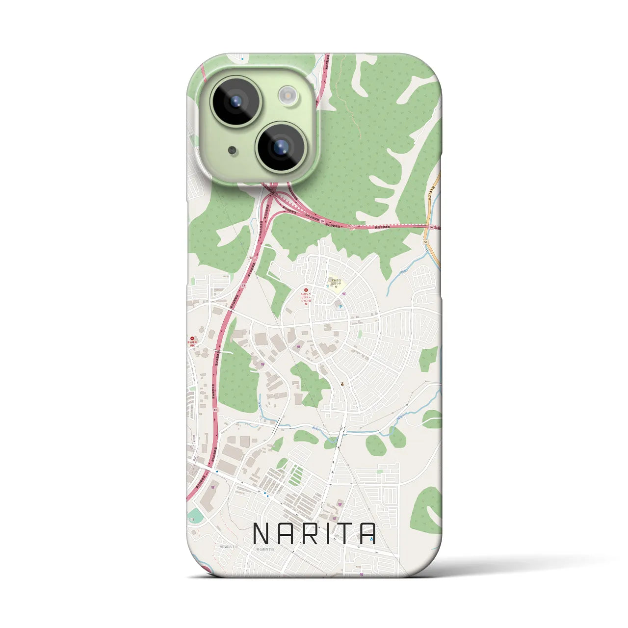 【成田(宮城県)】地図柄iPhoneケース(バックカバータイプ)