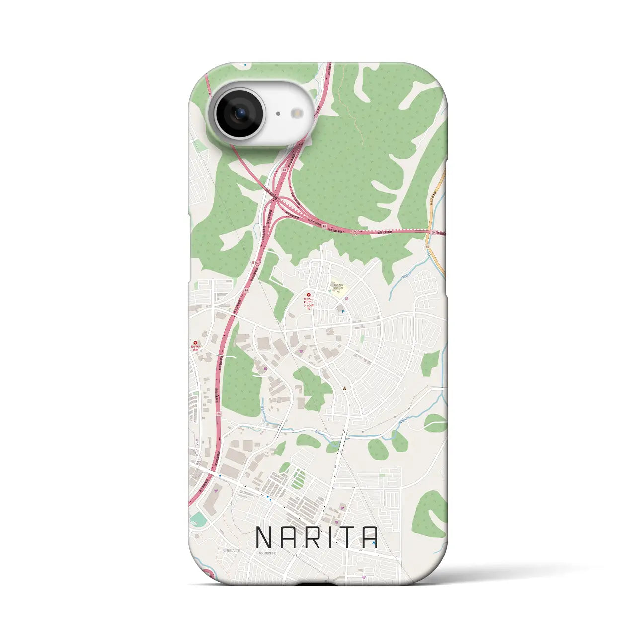 【成田(宮城県)】地図柄iPhoneケース(バックカバータイプ)