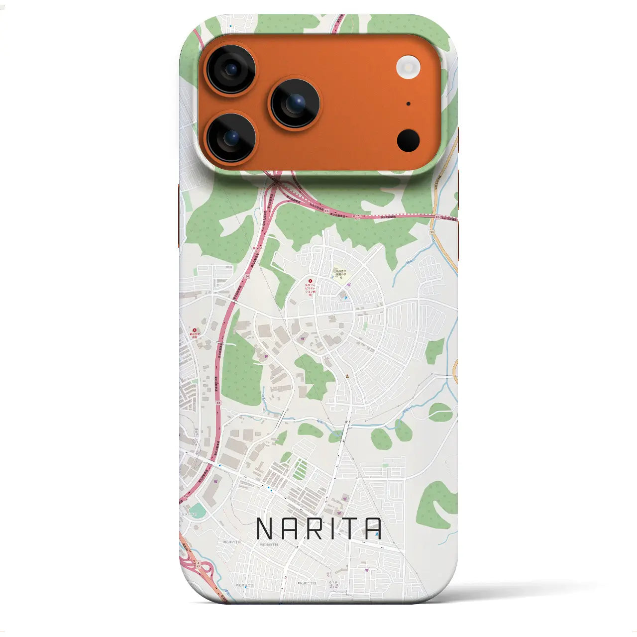 【成田(宮城県)】地図柄iPhoneケース(バックカバータイプ)