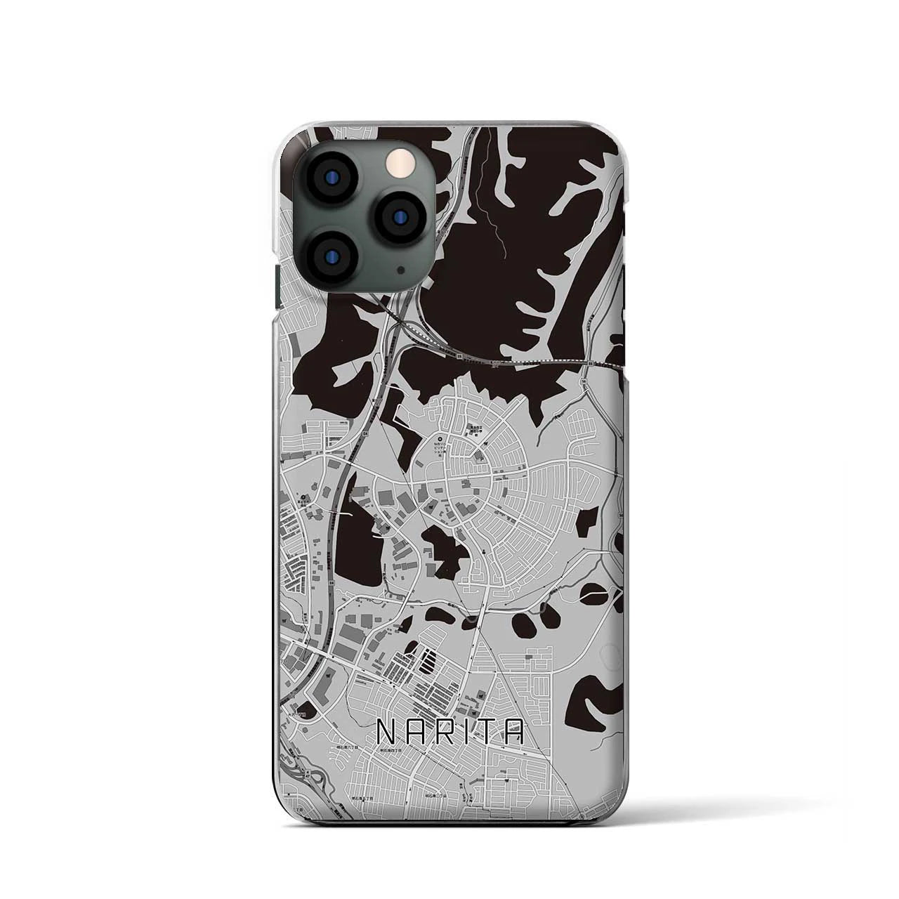 【成田(宮城県)】地図柄iPhoneケース(クリアタイプ)