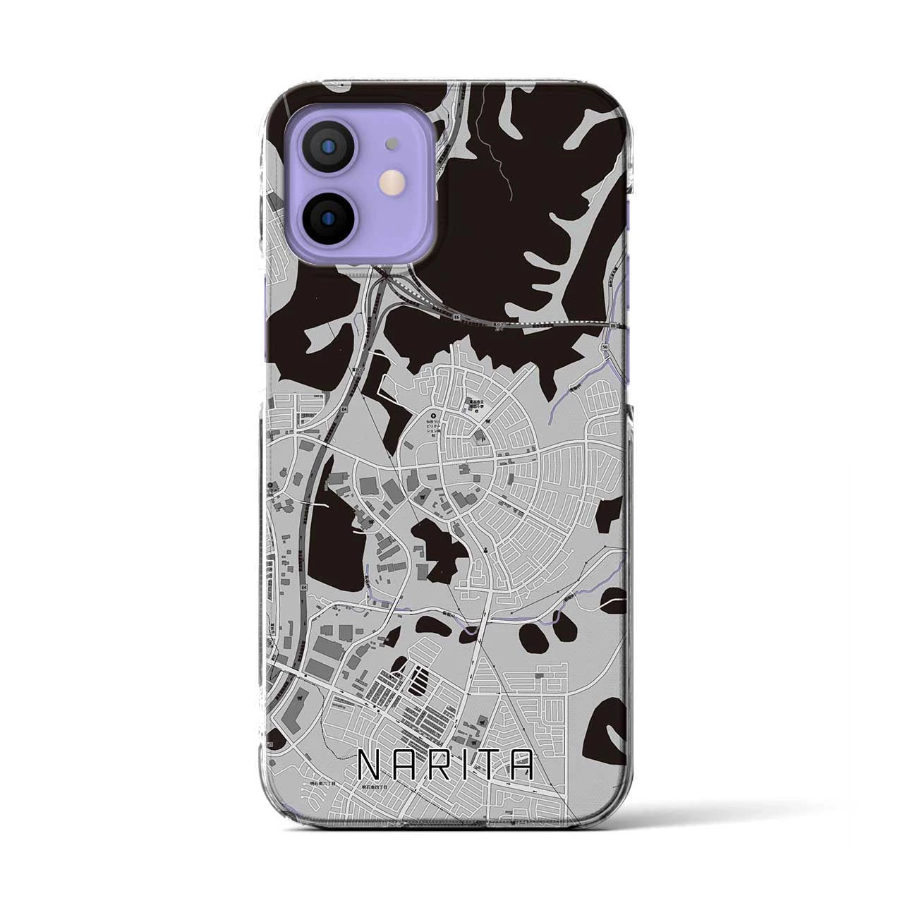 【成田(宮城県)】地図柄iPhoneケース(クリアタイプ)