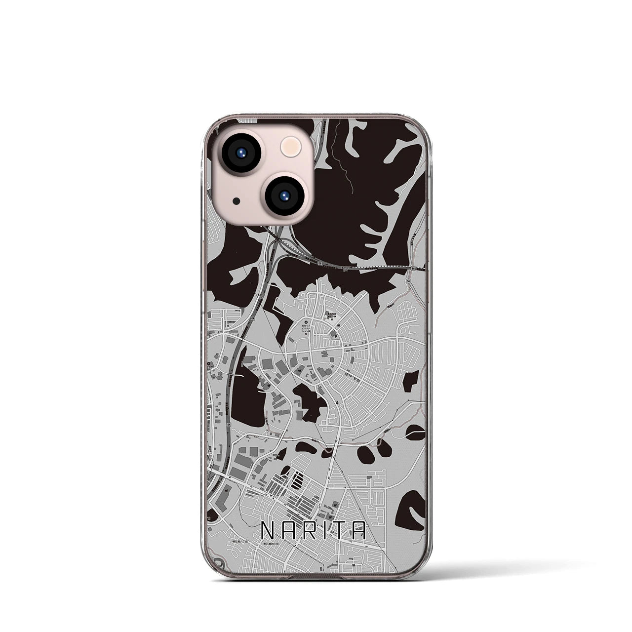 【成田(宮城県)】地図柄iPhoneケース(クリアタイプ)