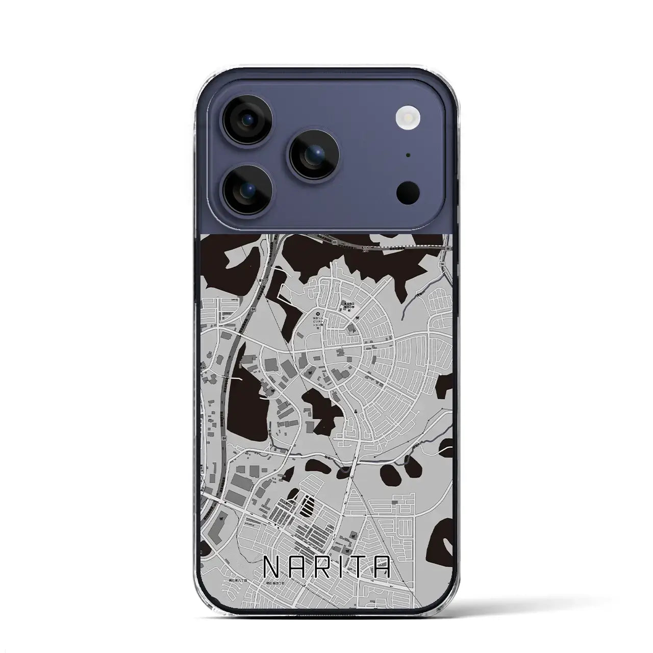 【成田(宮城県)】地図柄iPhoneケース(クリアタイプ)