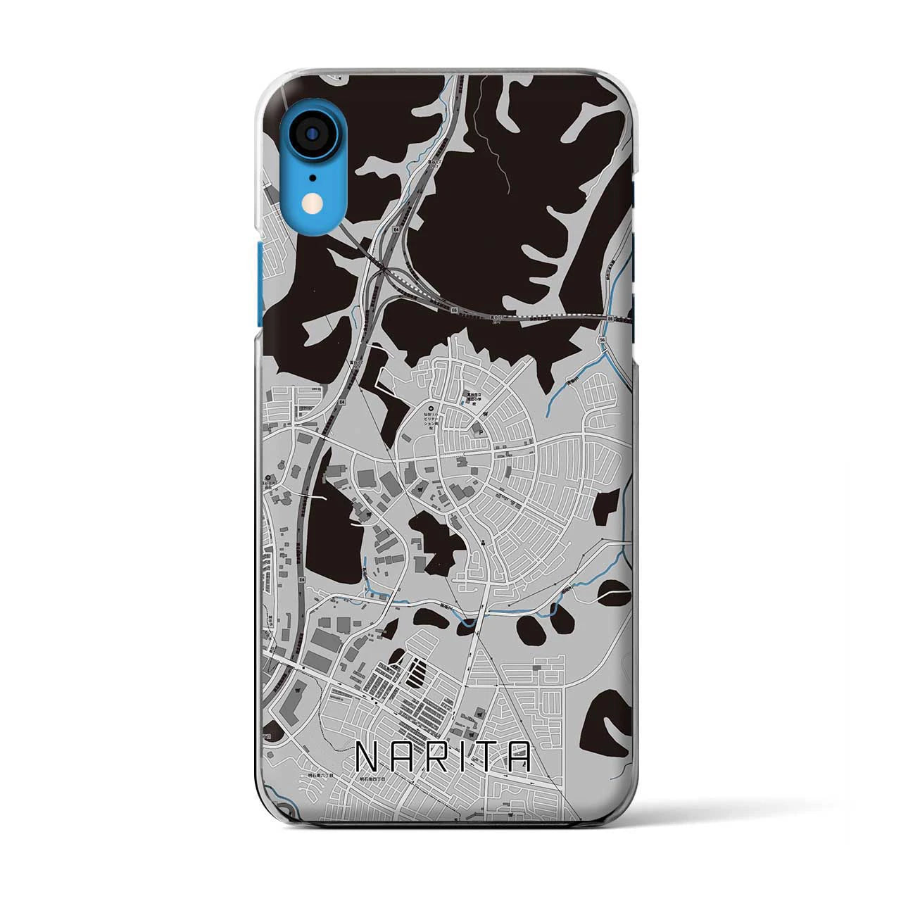 【成田(宮城県)】地図柄iPhoneケース(クリアタイプ)