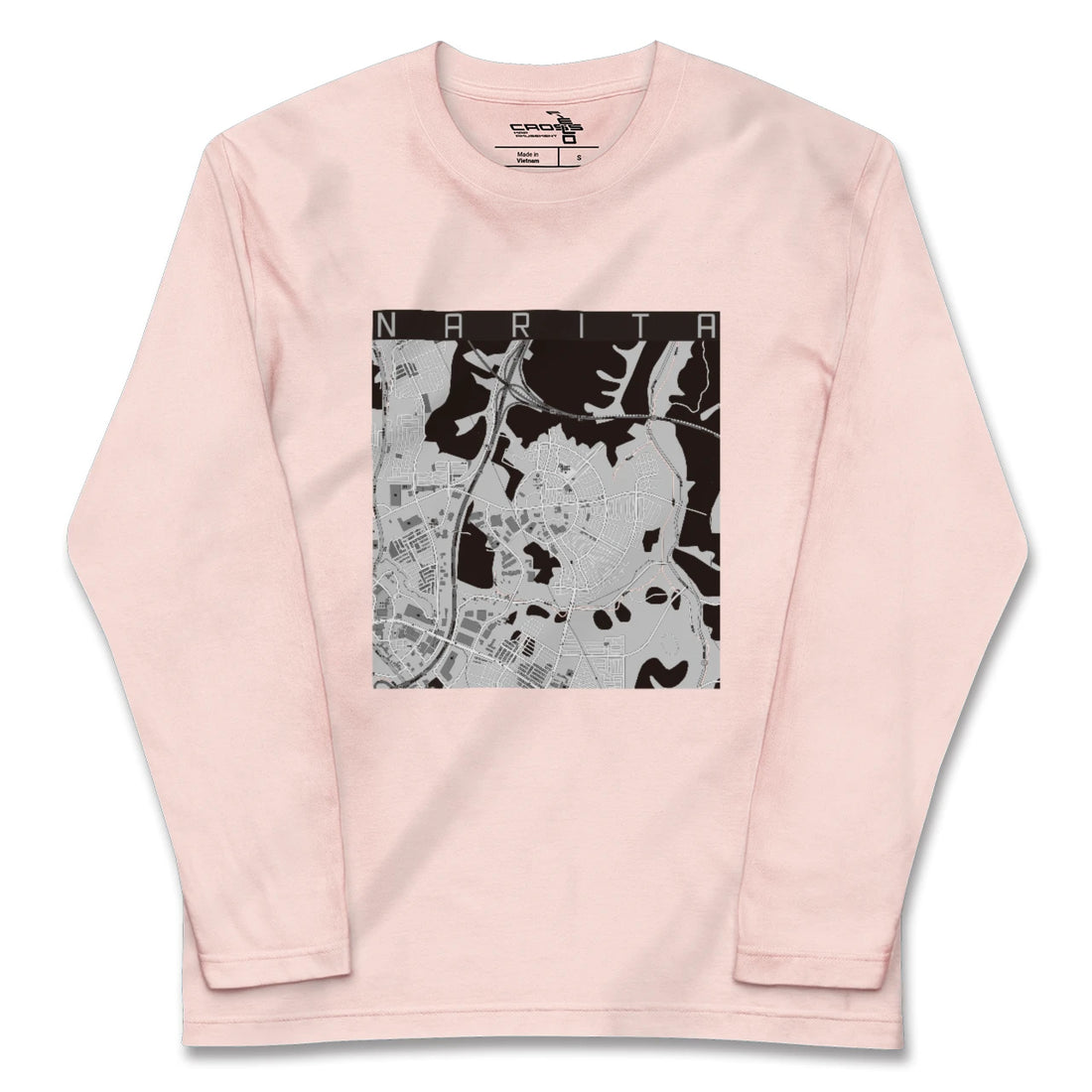 【成田(宮城県)(宮城県)】地図柄ロングスリーブTシャツ
