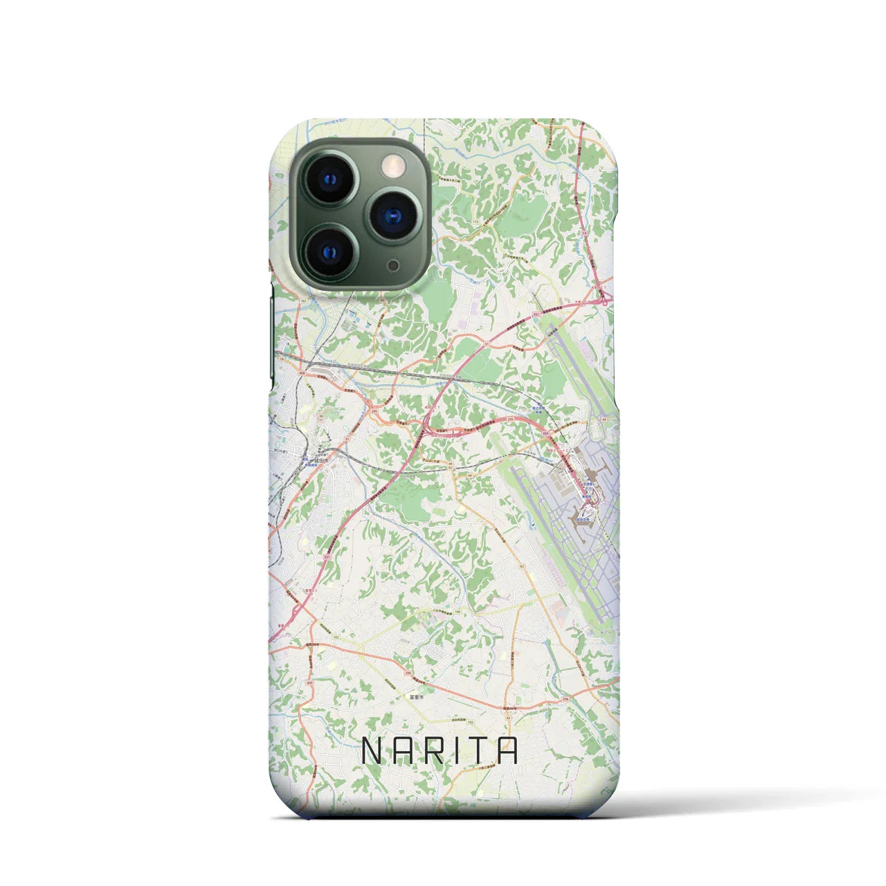 【成田(千葉県)】地図柄iPhoneケース(バックカバータイプ)