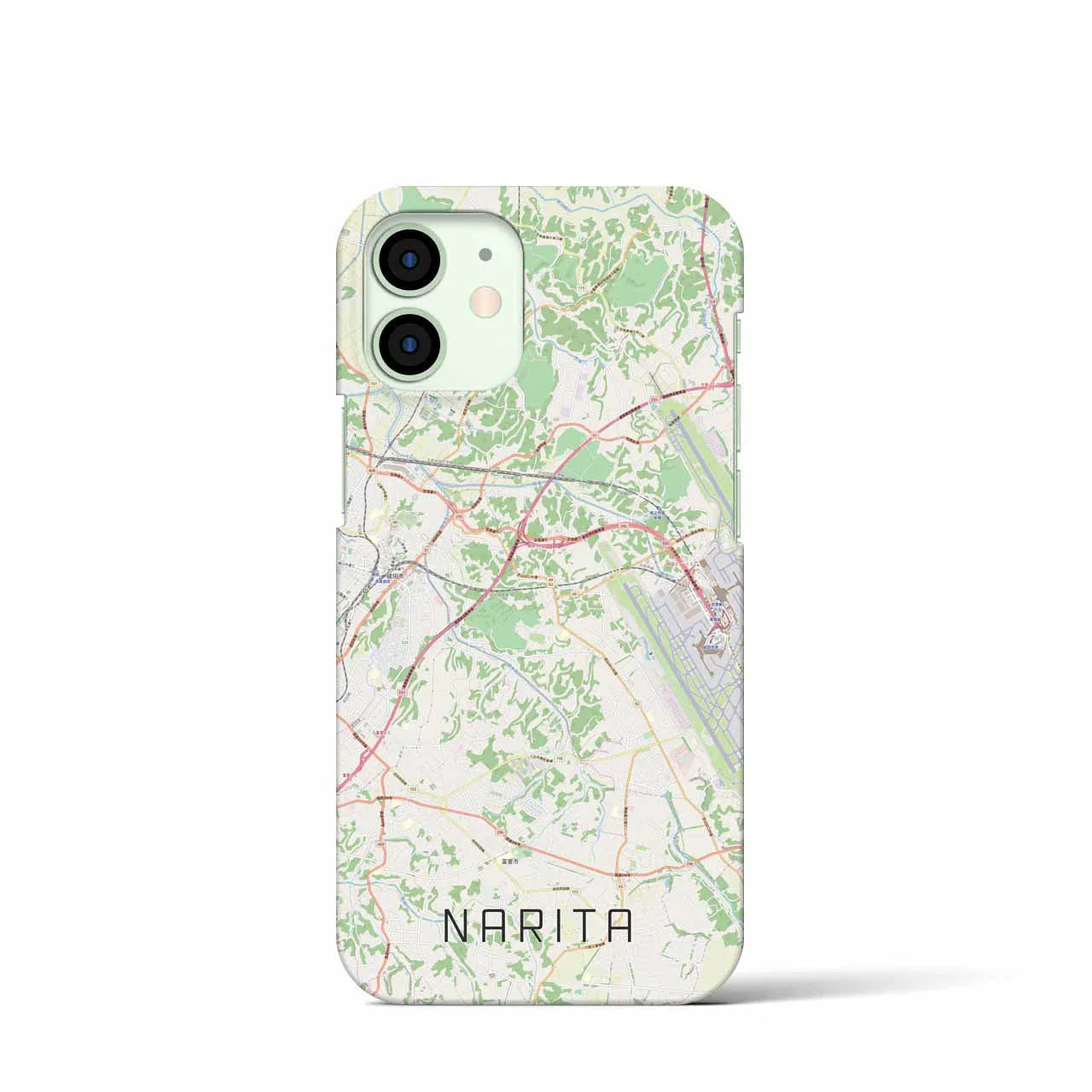 【成田(千葉県)】地図柄iPhoneケース(バックカバータイプ)