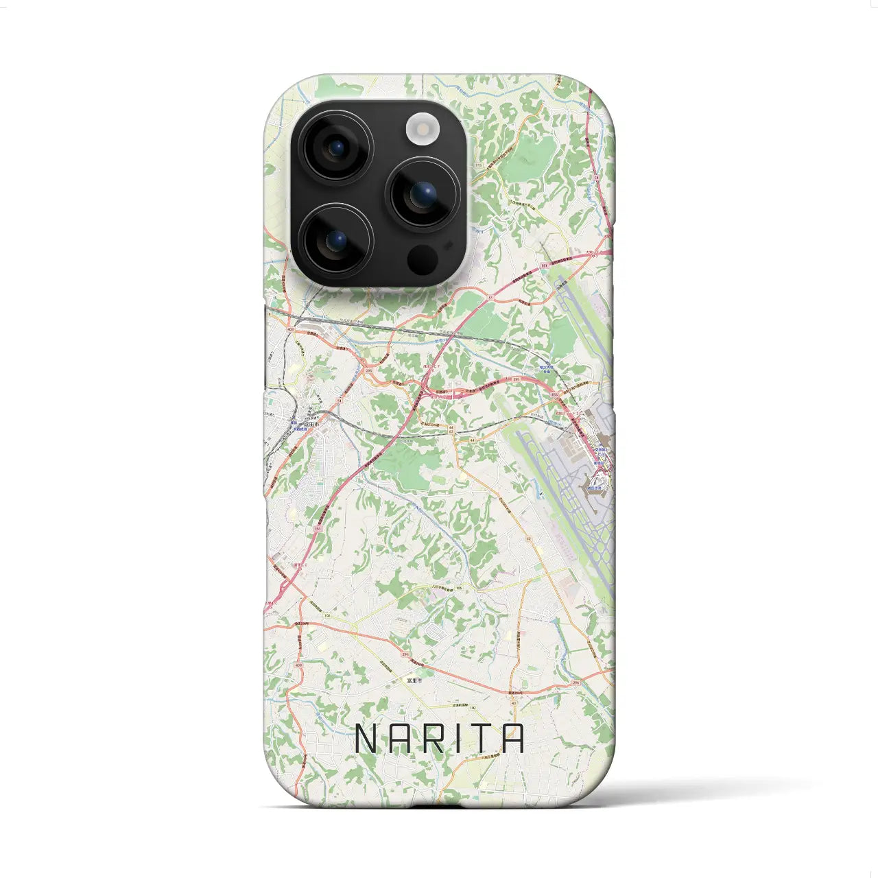 【成田(千葉県)】地図柄iPhoneケース(バックカバータイプ)