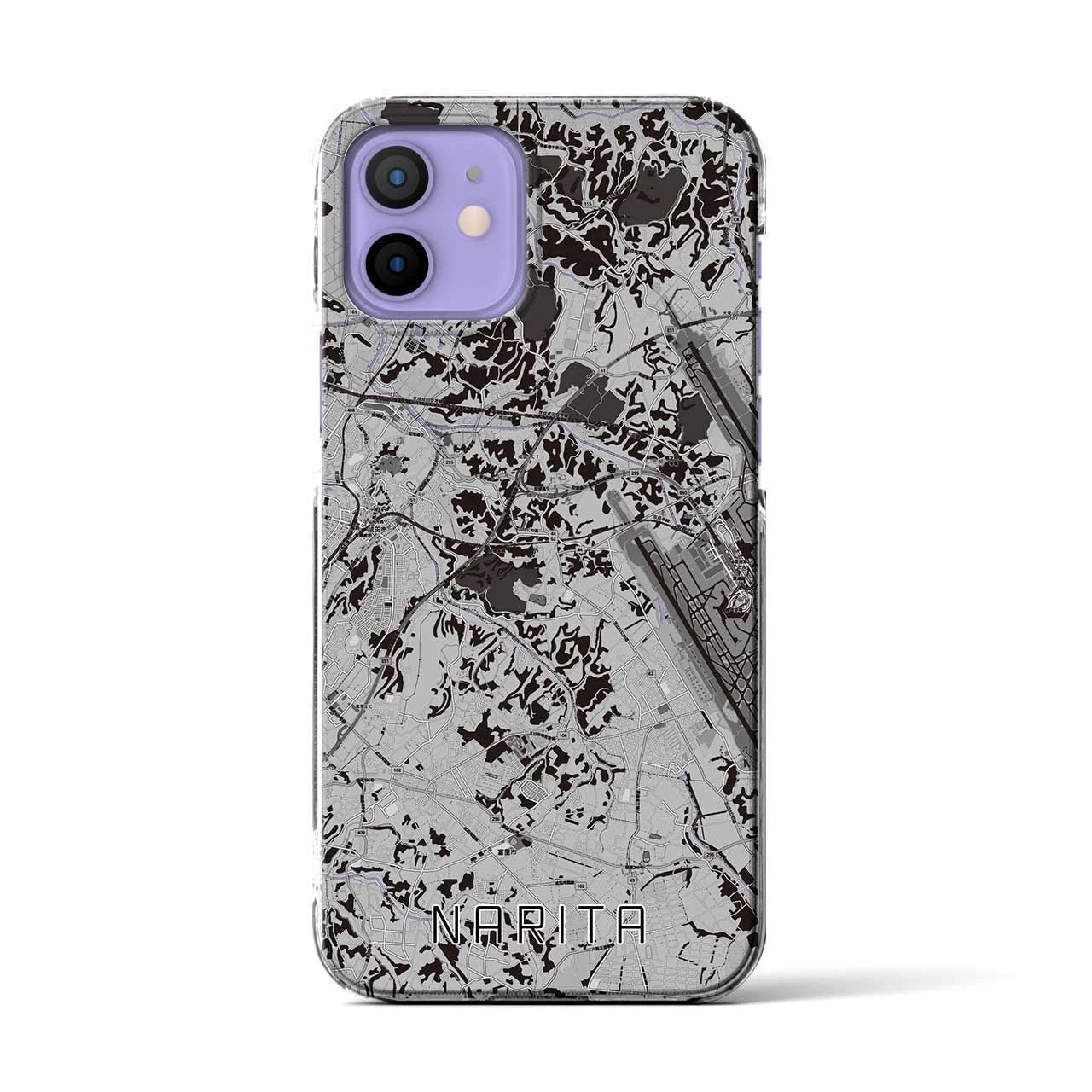 【成田(千葉県)】地図柄iPhoneケース(クリアタイプ)