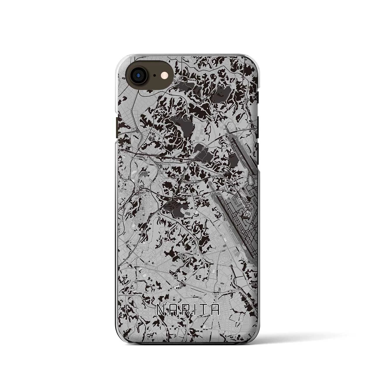 【成田(千葉県)】地図柄iPhoneケース(クリアタイプ)