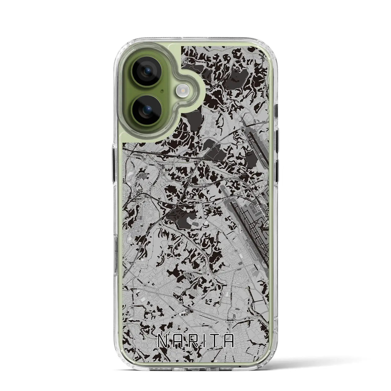 【成田(千葉県)】地図柄iPhoneケース(MagSafeタイプ)