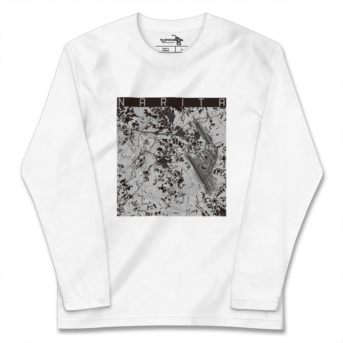 【成田(千葉県)】地図柄ロングスリーブTシャツ