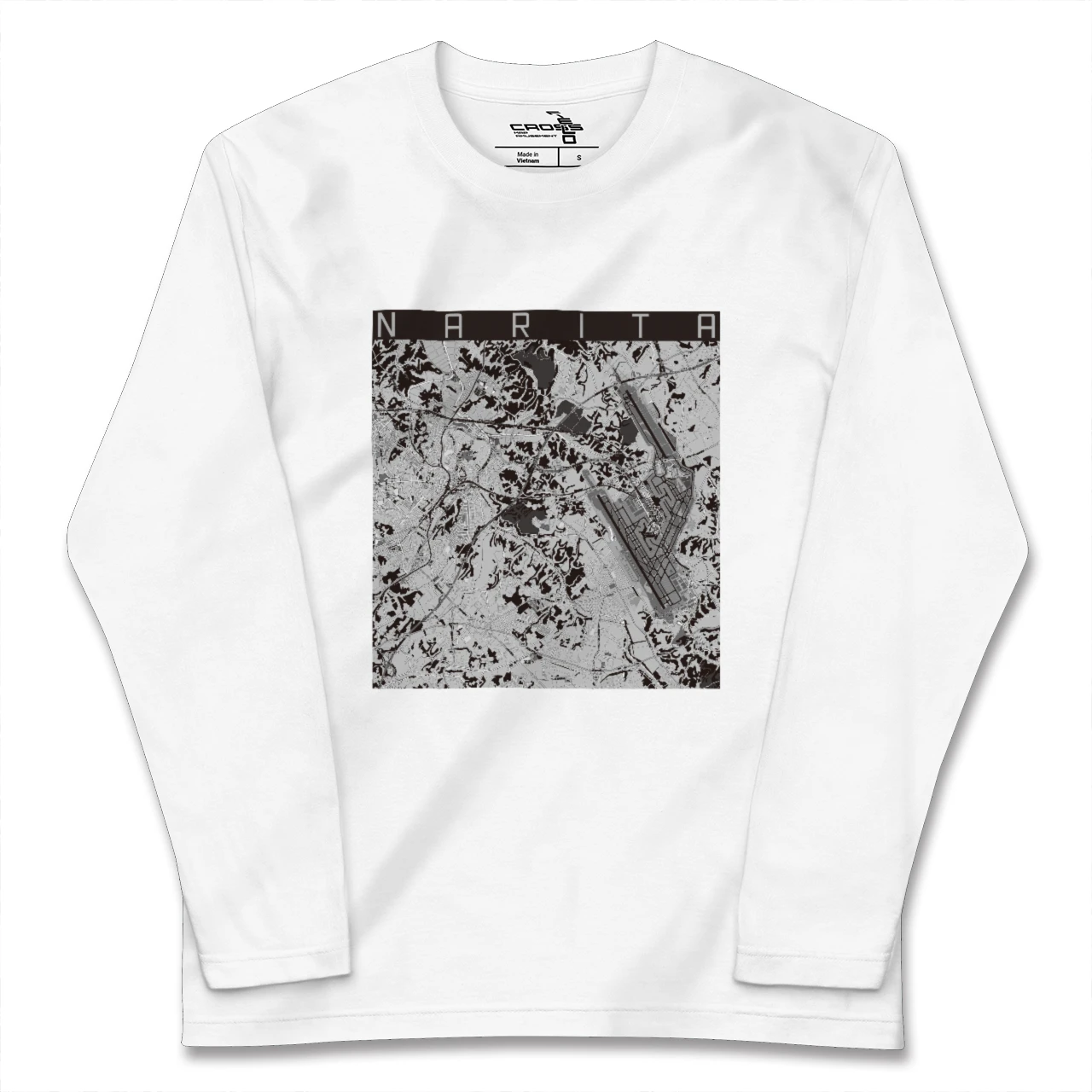 【成田(千葉県)】地図柄ロングスリーブTシャツ