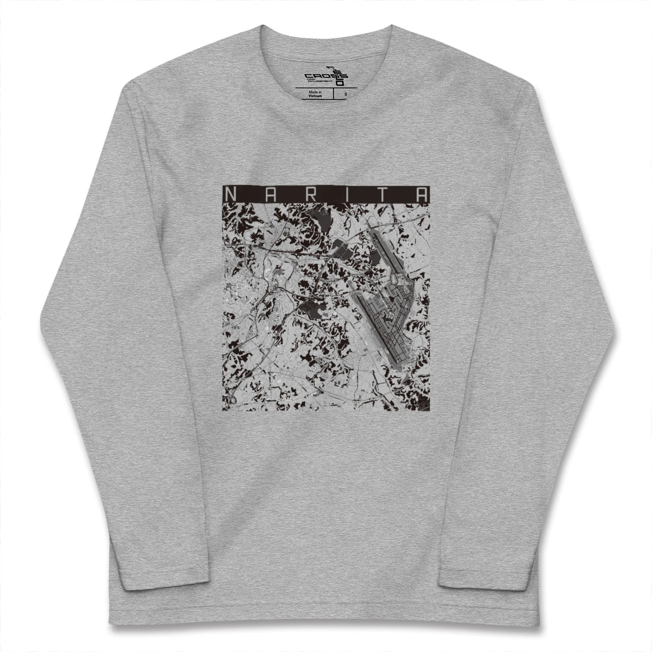 【成田(千葉県)】地図柄ロングスリーブTシャツ