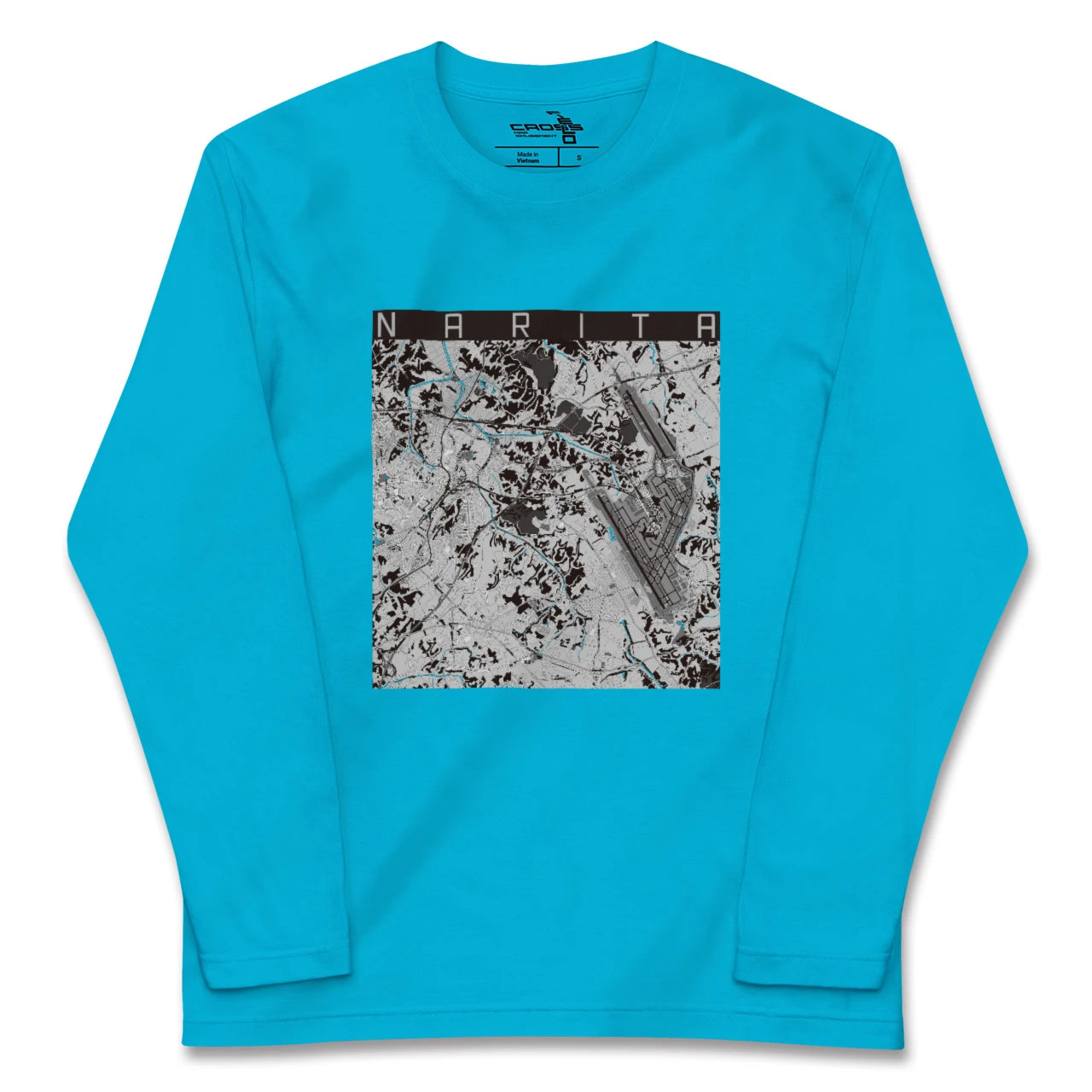 【成田(千葉県)】地図柄ロングスリーブTシャツ