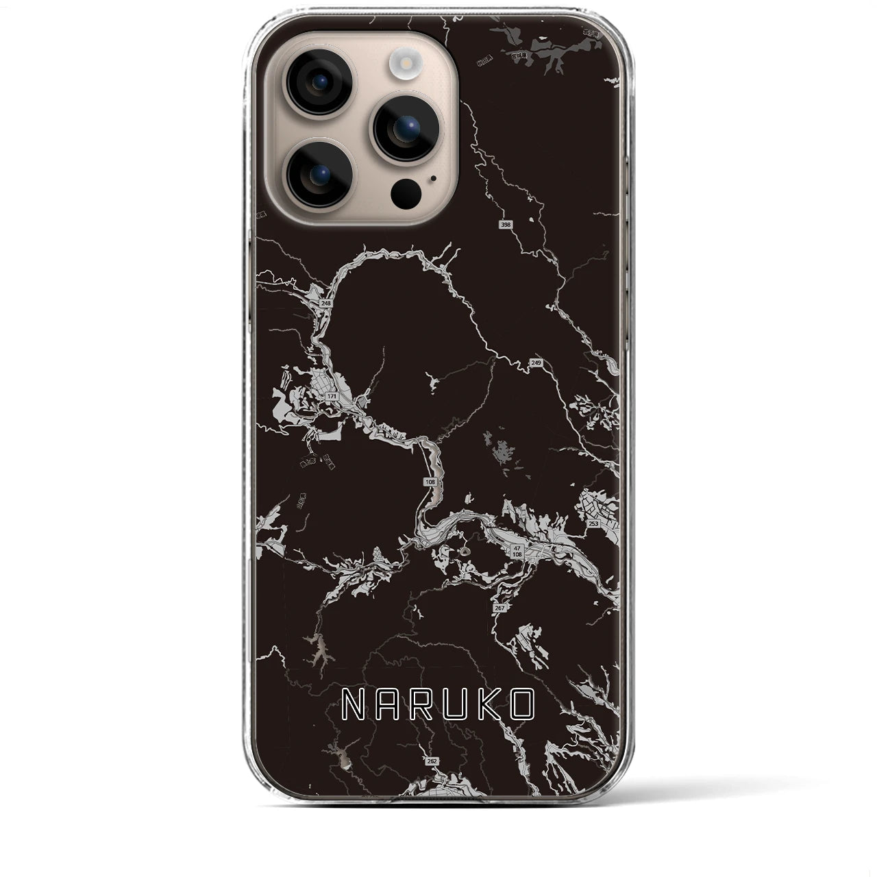 【鳴子(宮城県)】地図柄iPhoneケース(クリアタイプ)