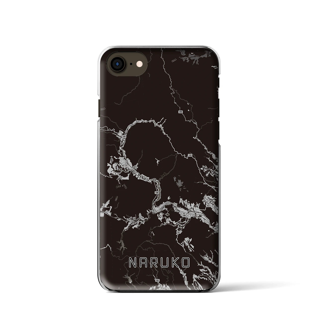 【鳴子(宮城県)】地図柄iPhoneケース(クリアタイプ)