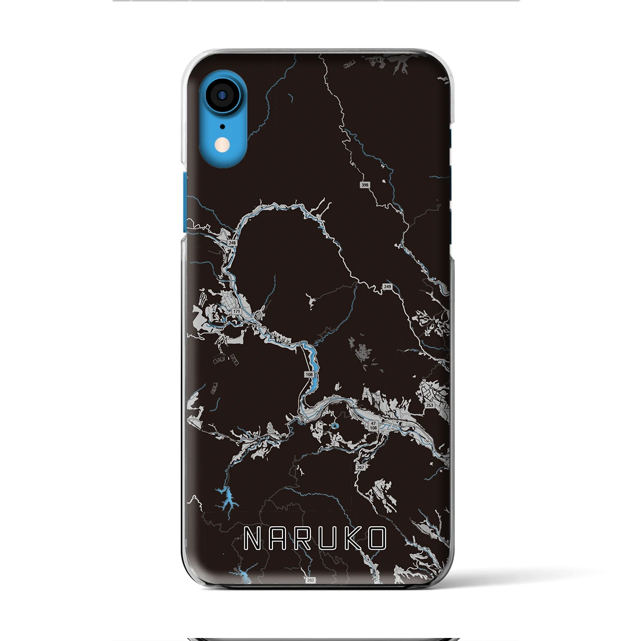 【鳴子(宮城県)】地図柄iPhoneケース(クリアタイプ)