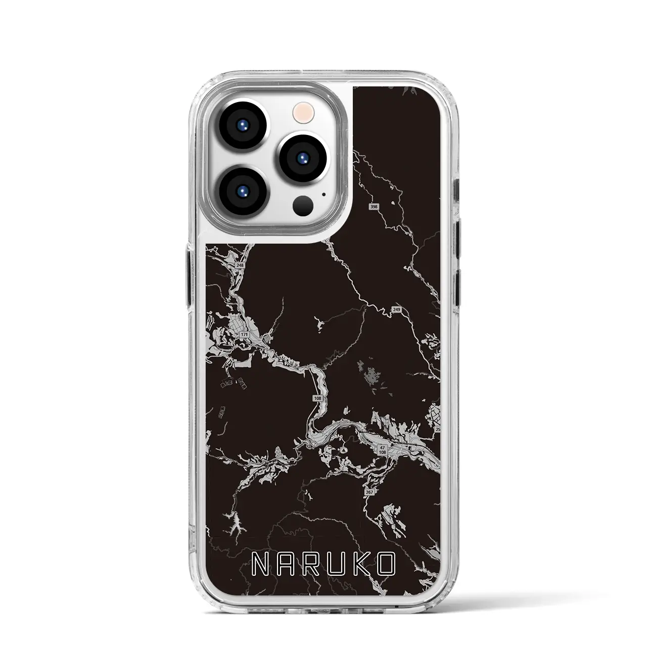 【鳴子(宮城県)】地図柄iPhoneケース(MagSafeタイプ)