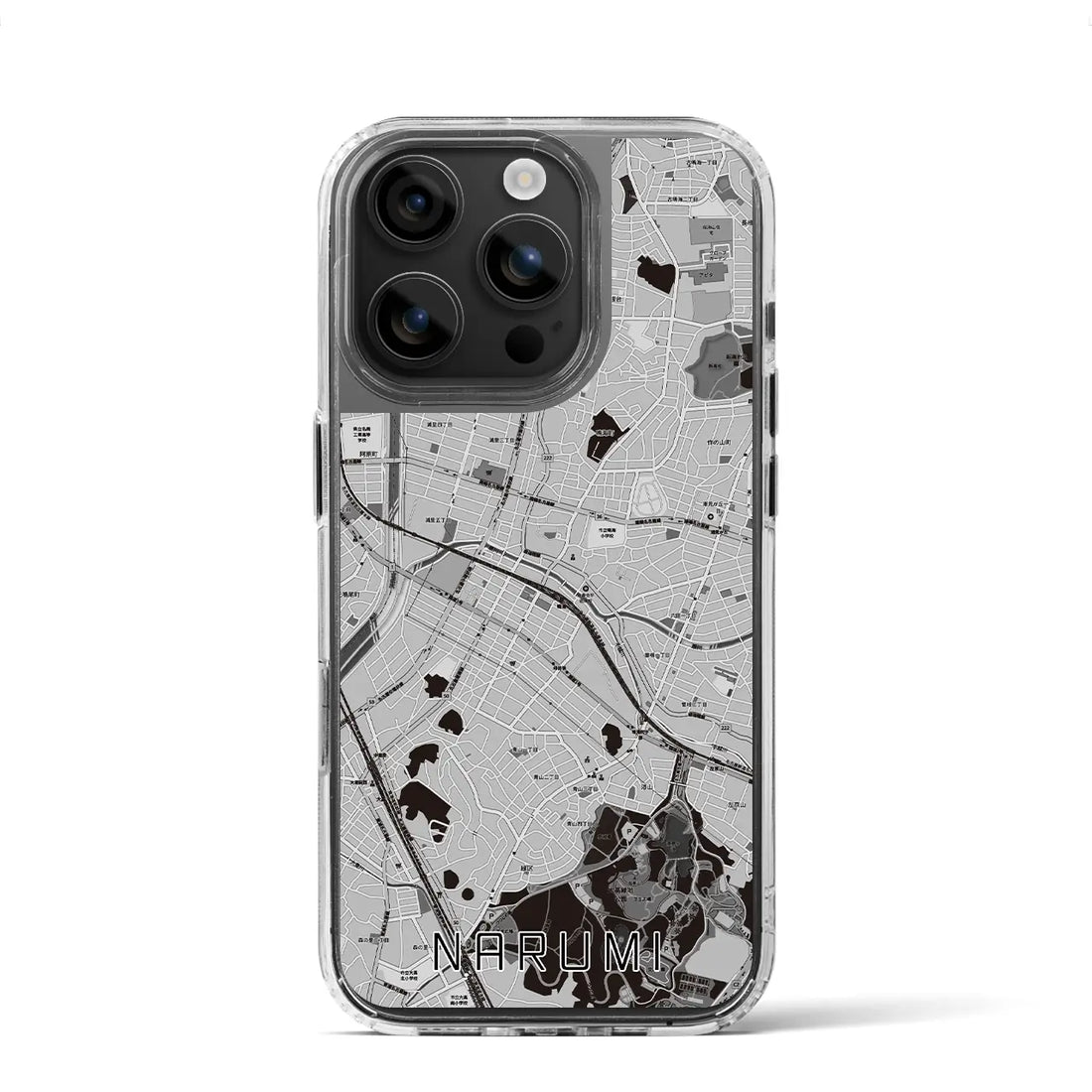 【鳴海(愛知県)】地図柄iPhoneケース(MagSafeタイプ)