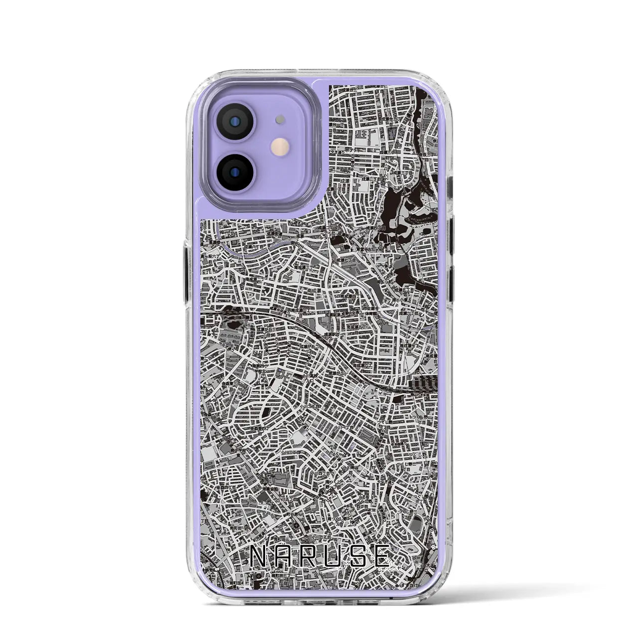 【成瀬(東京都)】地図柄iPhoneケース(MagSafeタイプ)