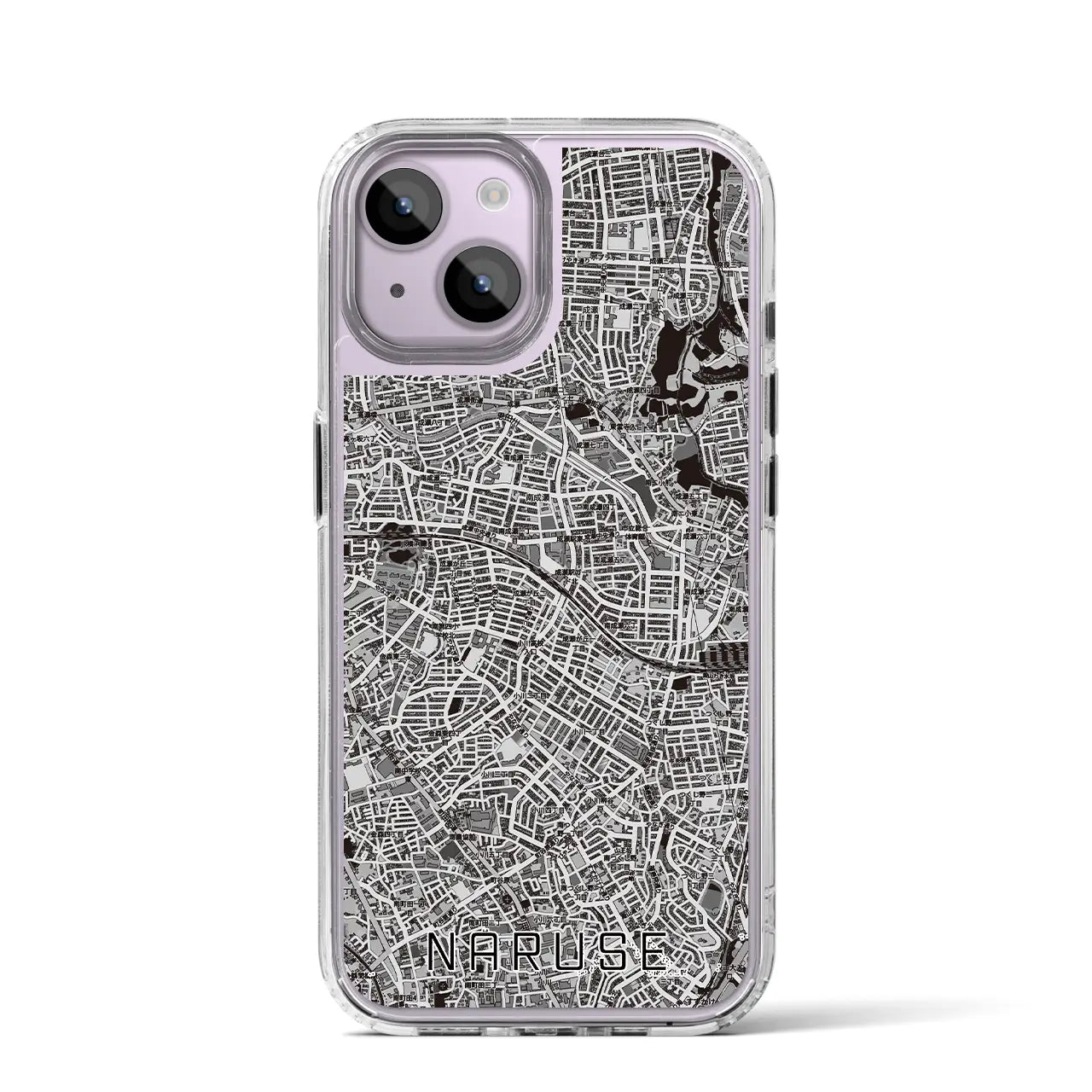 【成瀬(東京都)】地図柄iPhoneケース(MagSafeタイプ)