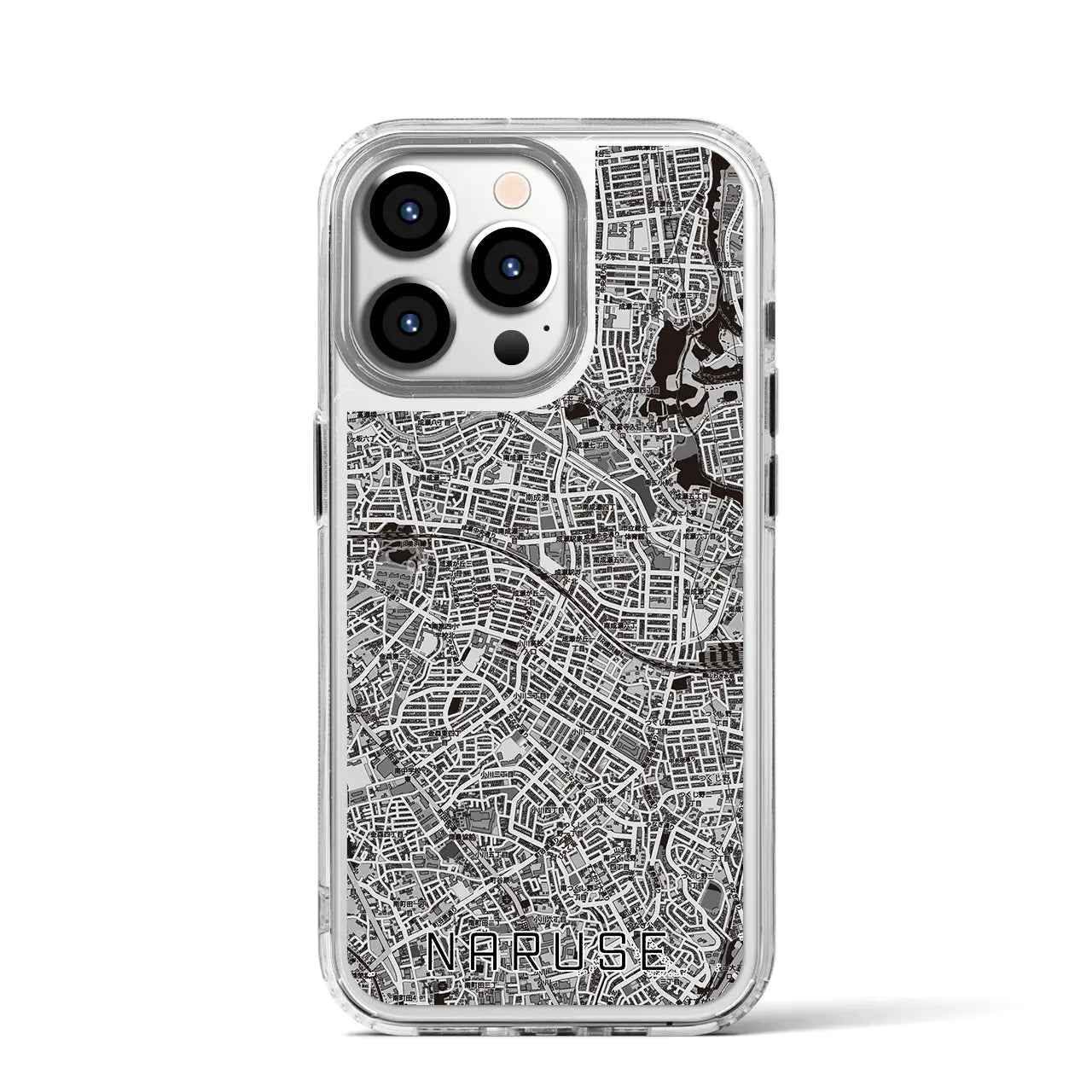 【成瀬(東京都)】地図柄iPhoneケース(MagSafeタイプ)