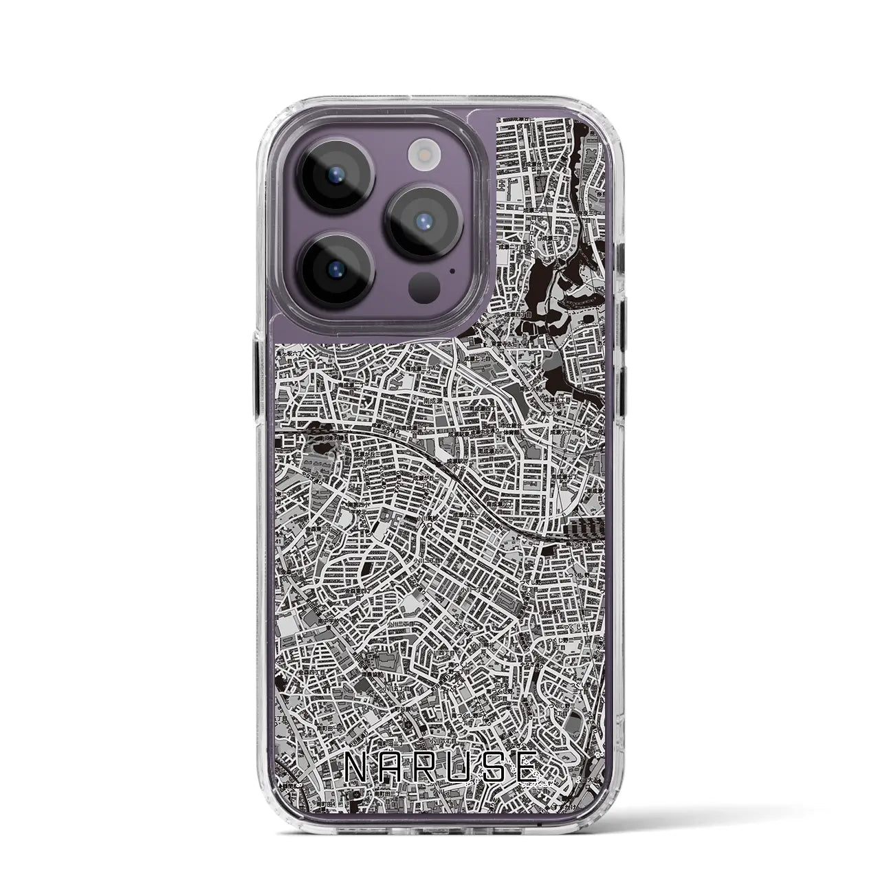 【成瀬(東京都)】地図柄iPhoneケース(MagSafeタイプ)