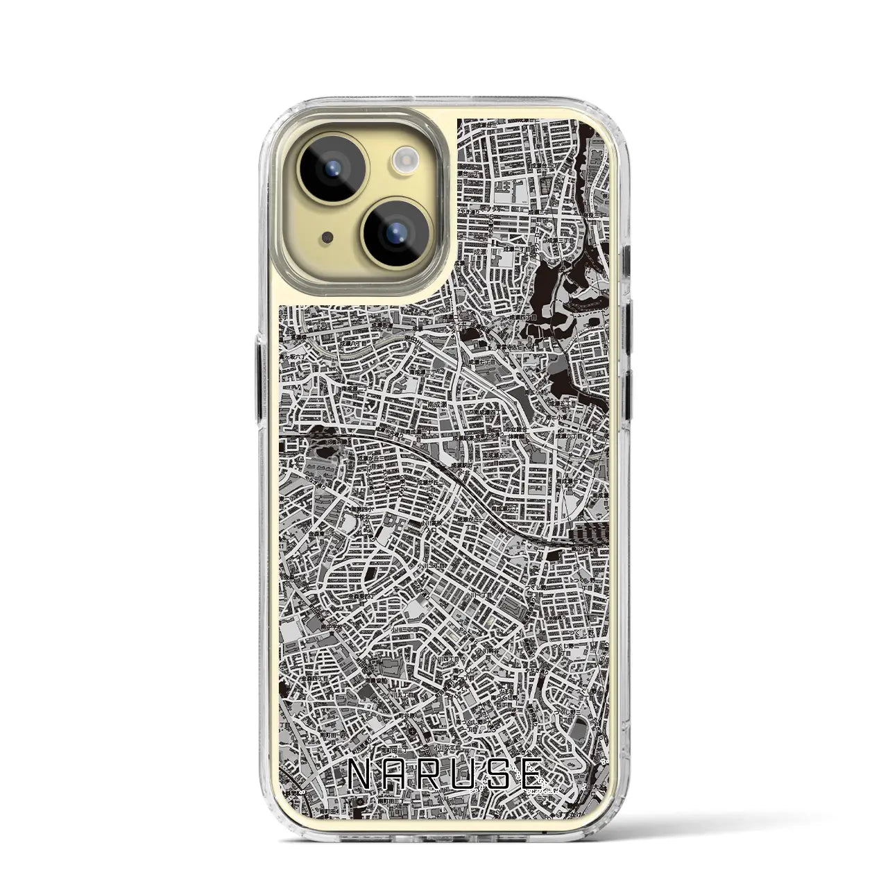 【成瀬(東京都)】地図柄iPhoneケース(MagSafeタイプ)