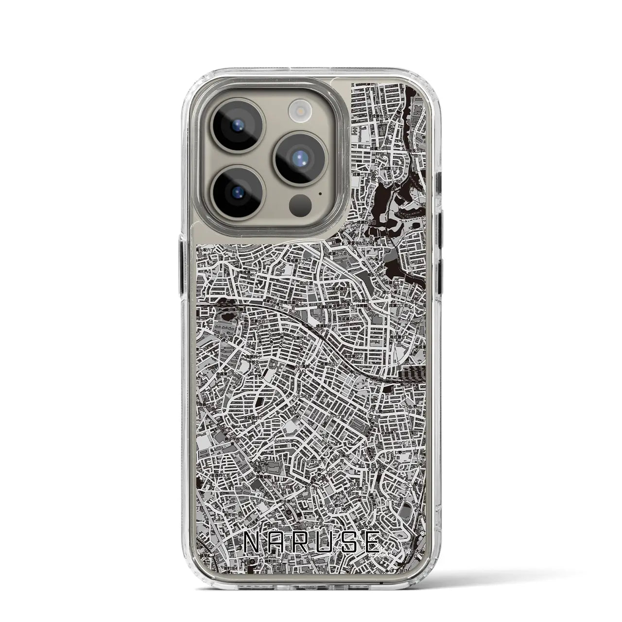 【成瀬(東京都)】地図柄iPhoneケース(MagSafeタイプ)