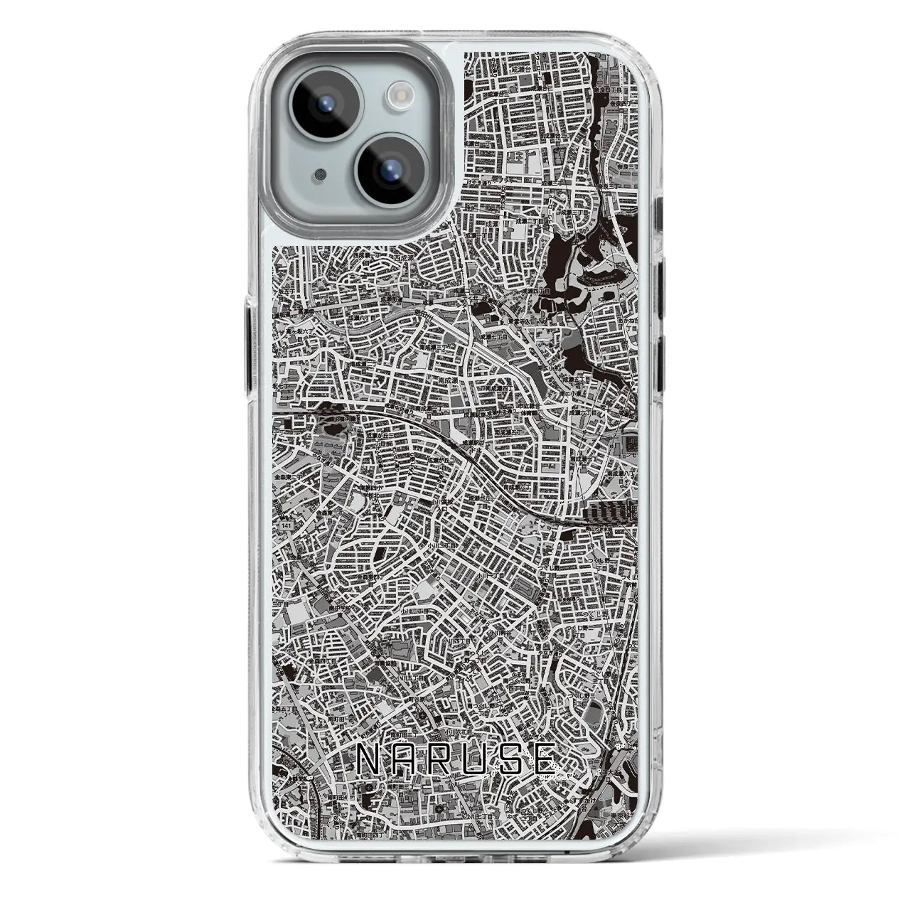 【成瀬(東京都)】地図柄iPhoneケース(MagSafeタイプ)