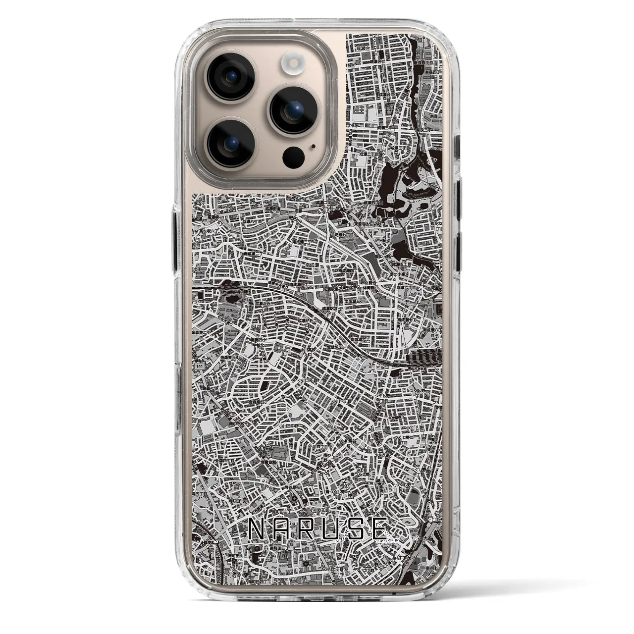 【成瀬(東京都)】地図柄iPhoneケース(MagSafeタイプ)