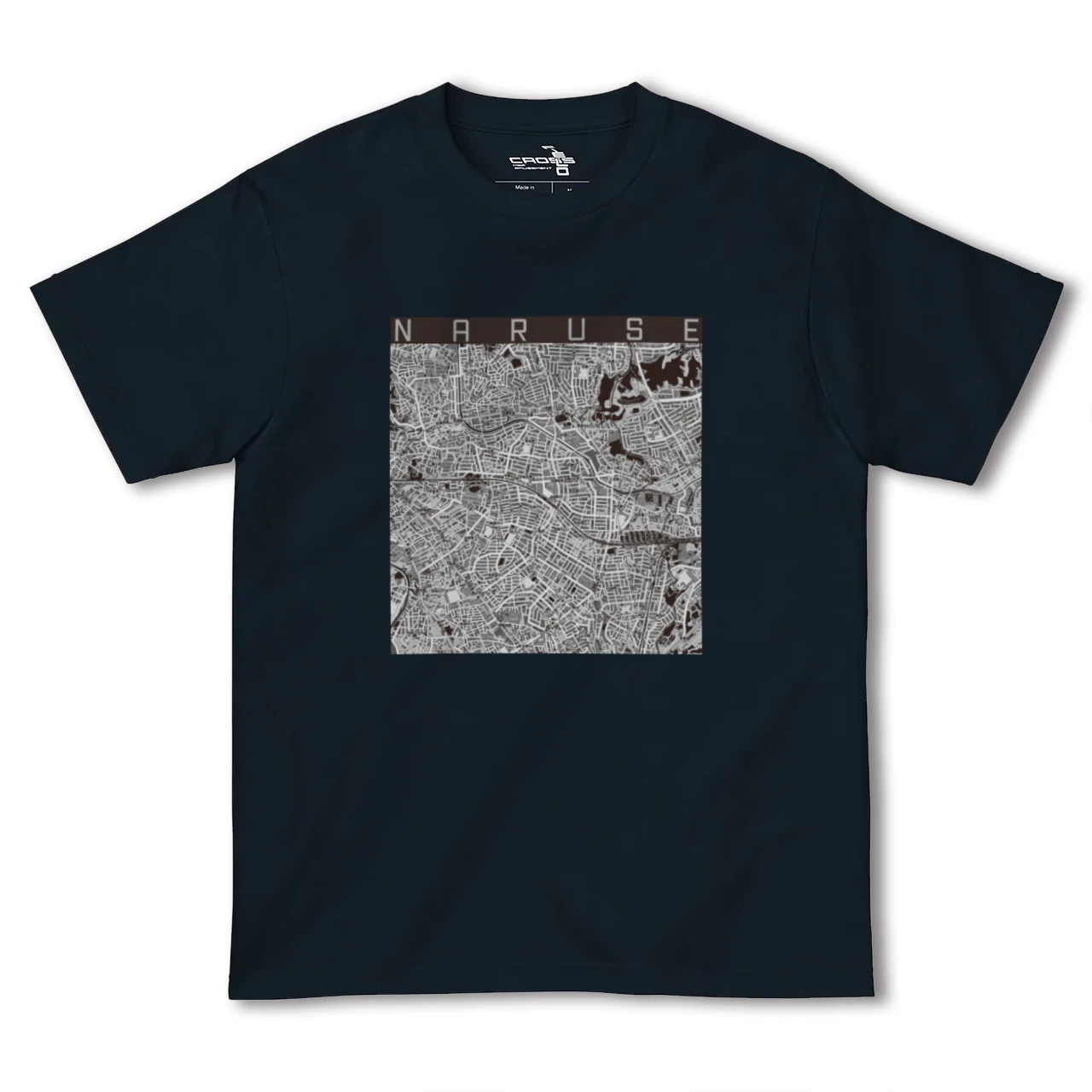 【成瀬(東京都)】地図柄ヘビーウェイトTシャツ