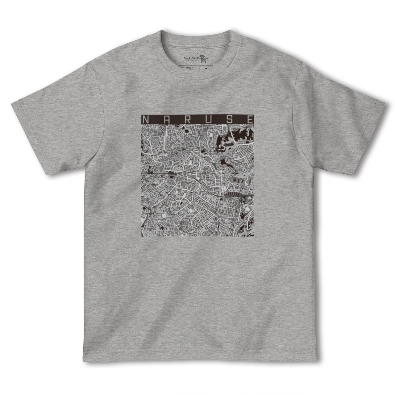【成瀬(東京都)】地図柄ヘビーウェイトTシャツ