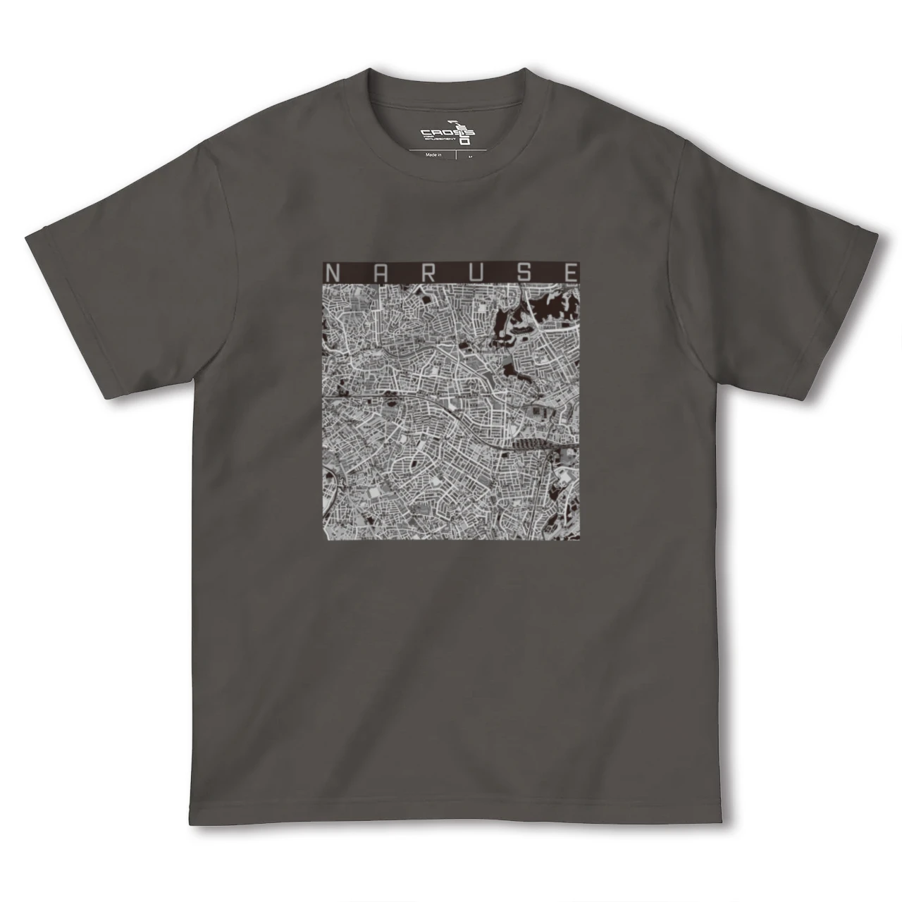 【成瀬(東京都)】地図柄ヘビーウェイトTシャツ