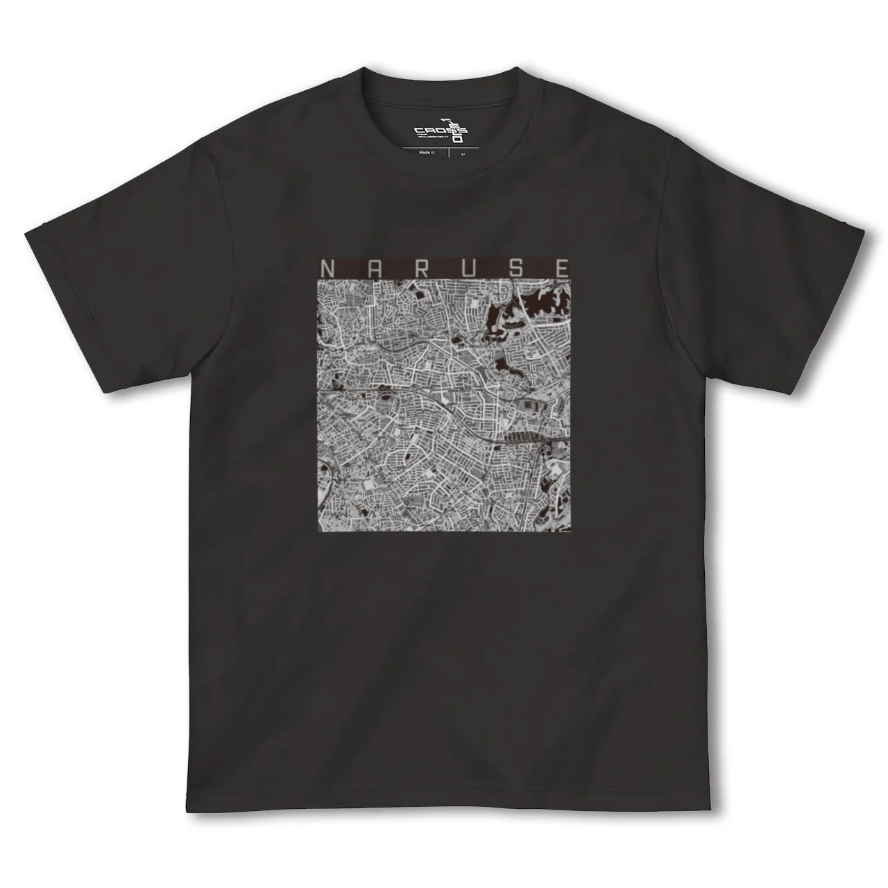 【成瀬(東京都)】地図柄ヘビーウェイトTシャツ