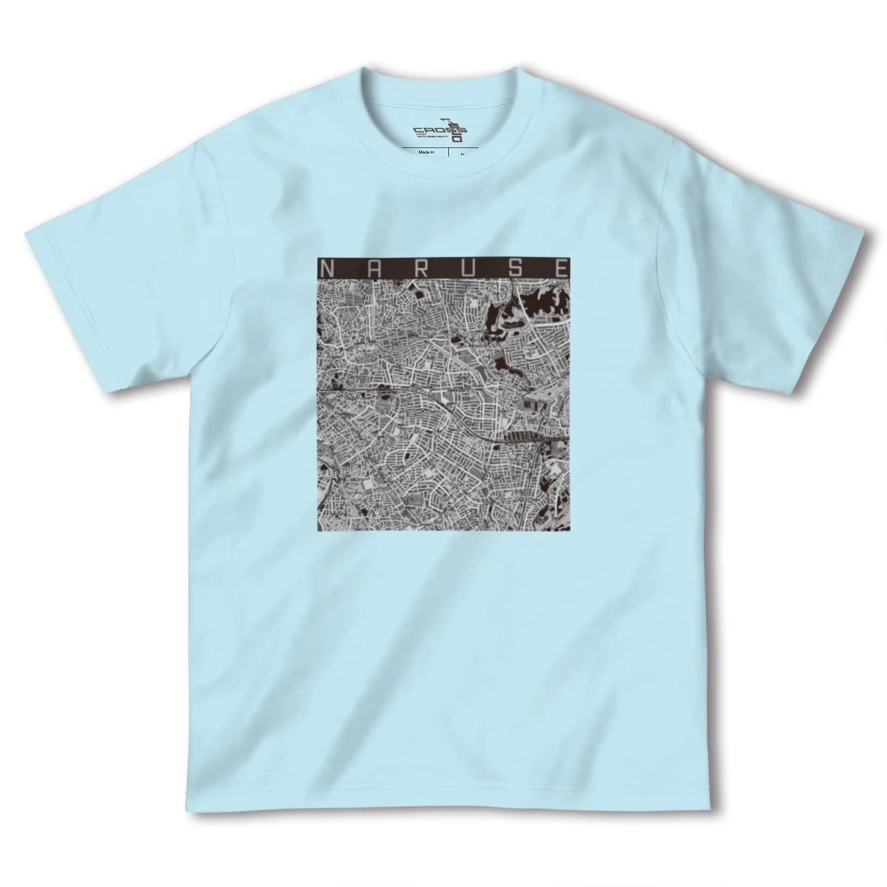 【成瀬(東京都)】地図柄ヘビーウェイトTシャツ